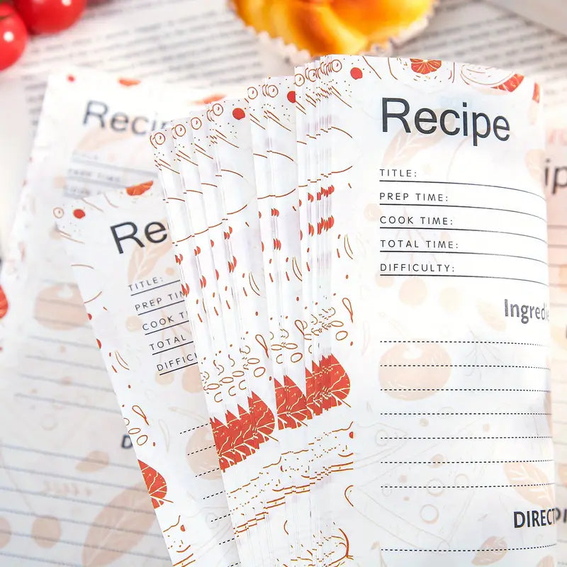 Recipe Book Notebook