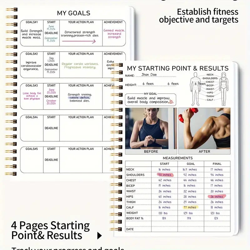 Fitness Planner for Women & Men