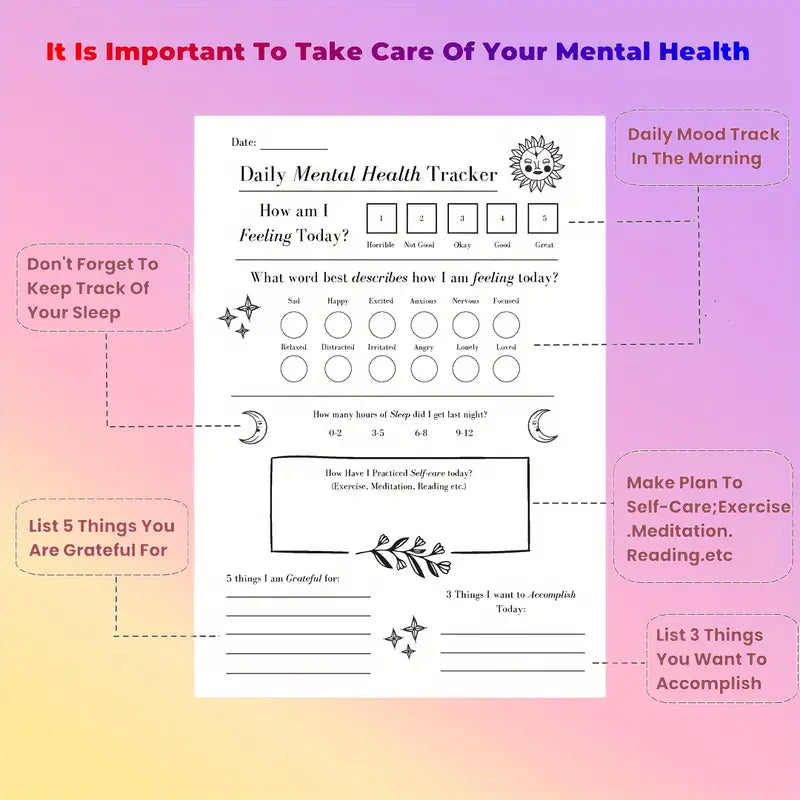 80-Day Daily Mental Health Journal